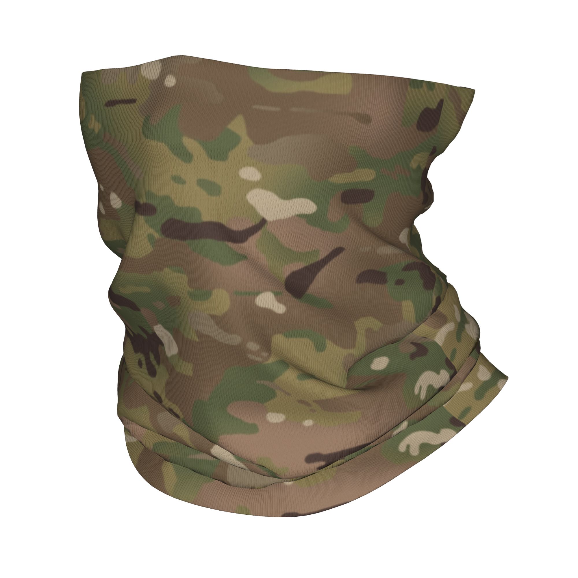 Neck Gaiter Fleece - Modèle de Camouflage militaire personnalisé hiver