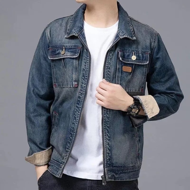 Down Jacket Packable - KIDWHXR Manteau en jean pour homme,