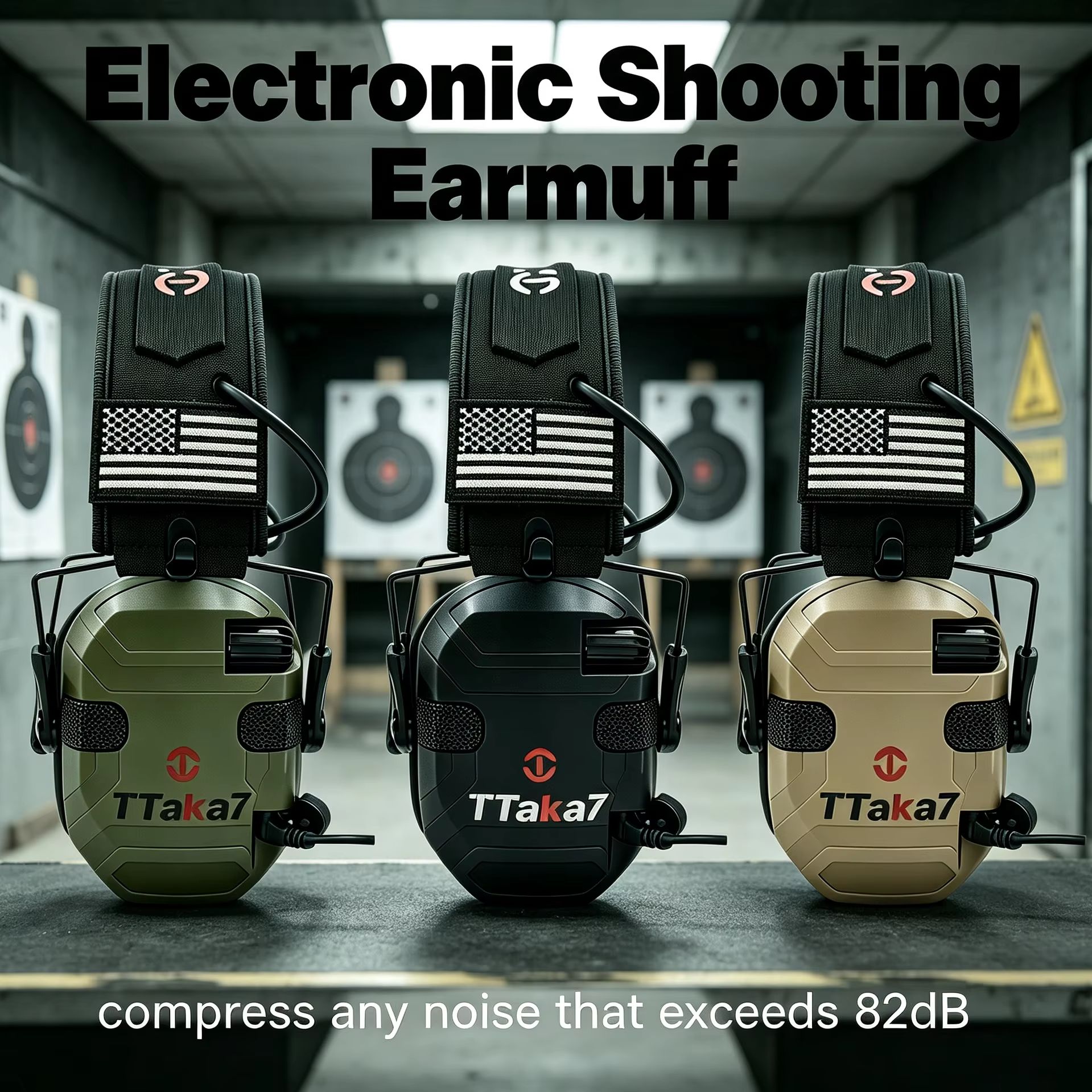 Earmuffs Foldable - Nouveau casque de tir électronique tactique