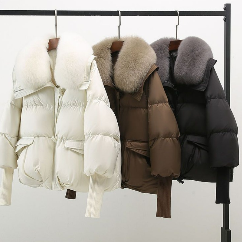 Down Jacket Packable - Parka courte rembourrée en coton pour