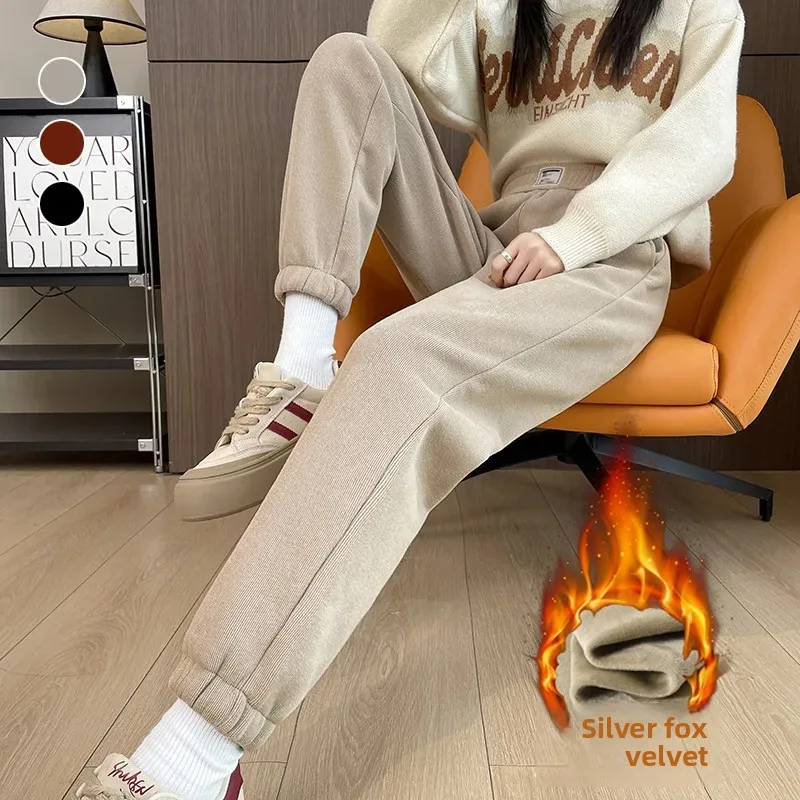 Corduroy Pant Warm - Hiver nouveau épaissi polaire doublé pantalon