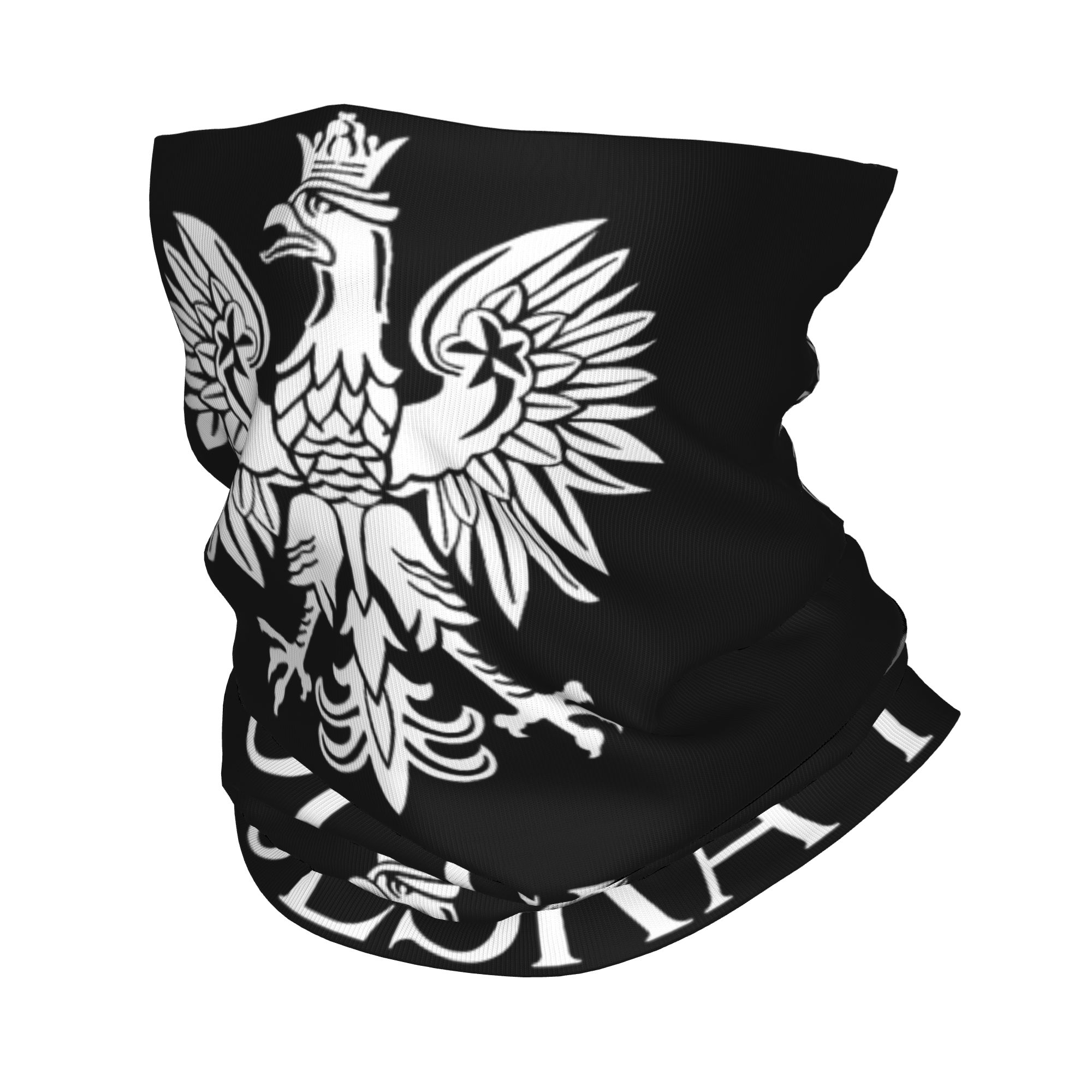 Neck Gaiter Fleece - Pologne Polska drapeau Bandana hiver cache-cou