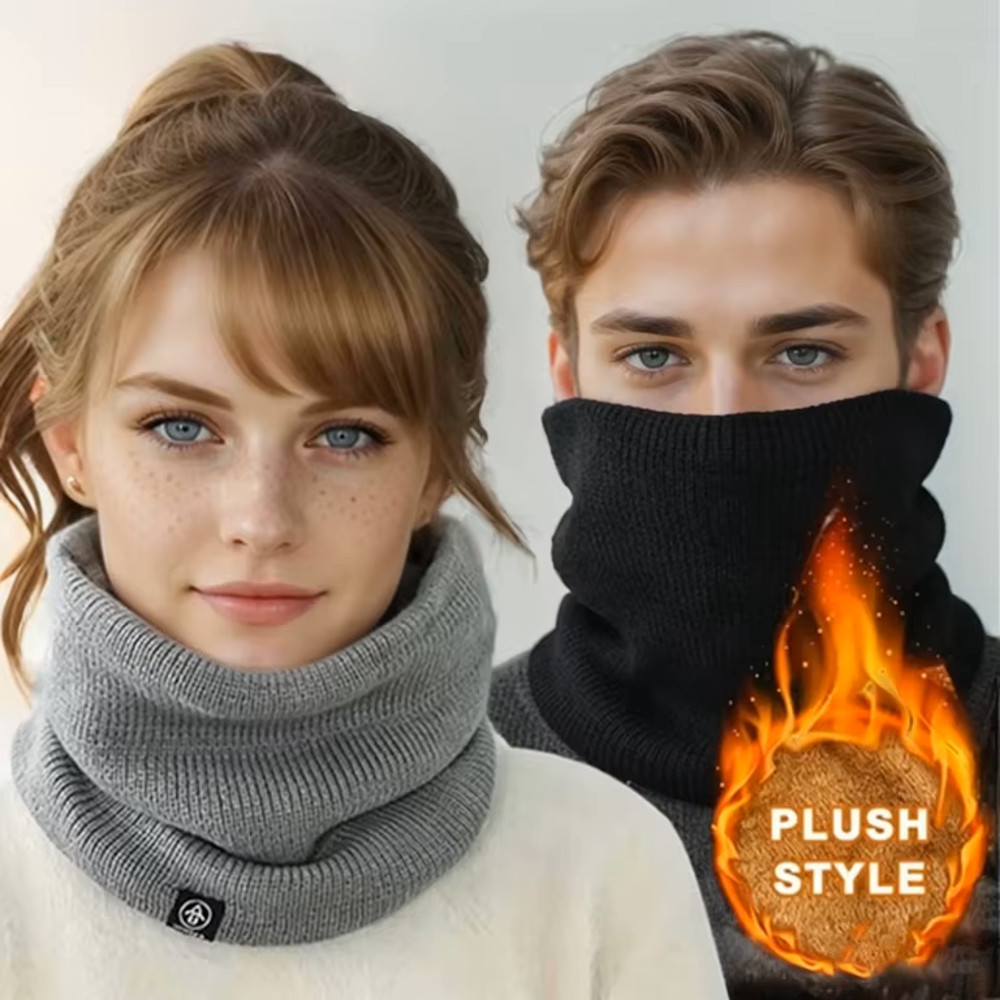 Neck Gaiter Fleece - Cache-cou unisexe en tricot double couche