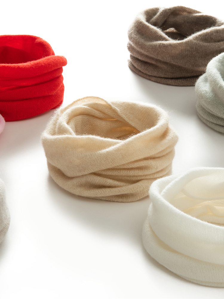 Neck Gaiter Fleece - Femmes 100% cachemire bas prix Tube