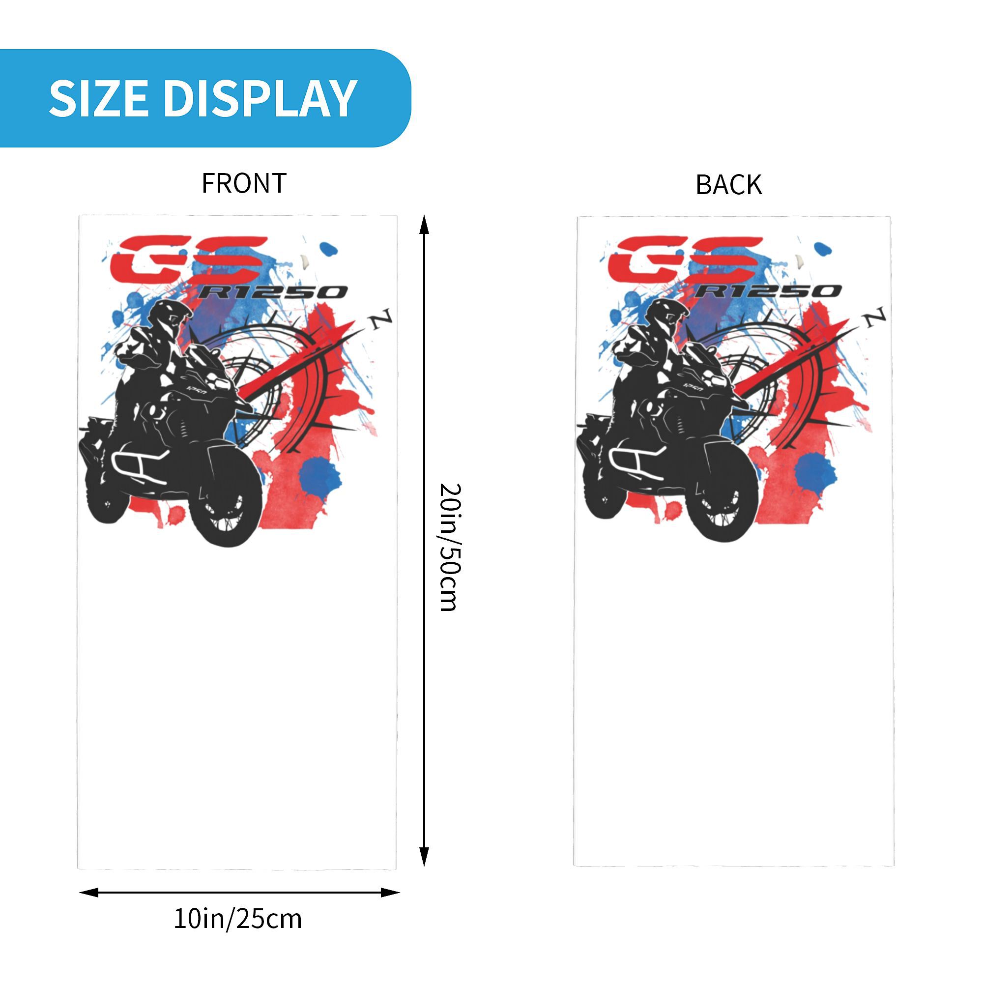 Personnalisé GS R1250 hiver ba - Neck Gaiter Fleece avis et prix