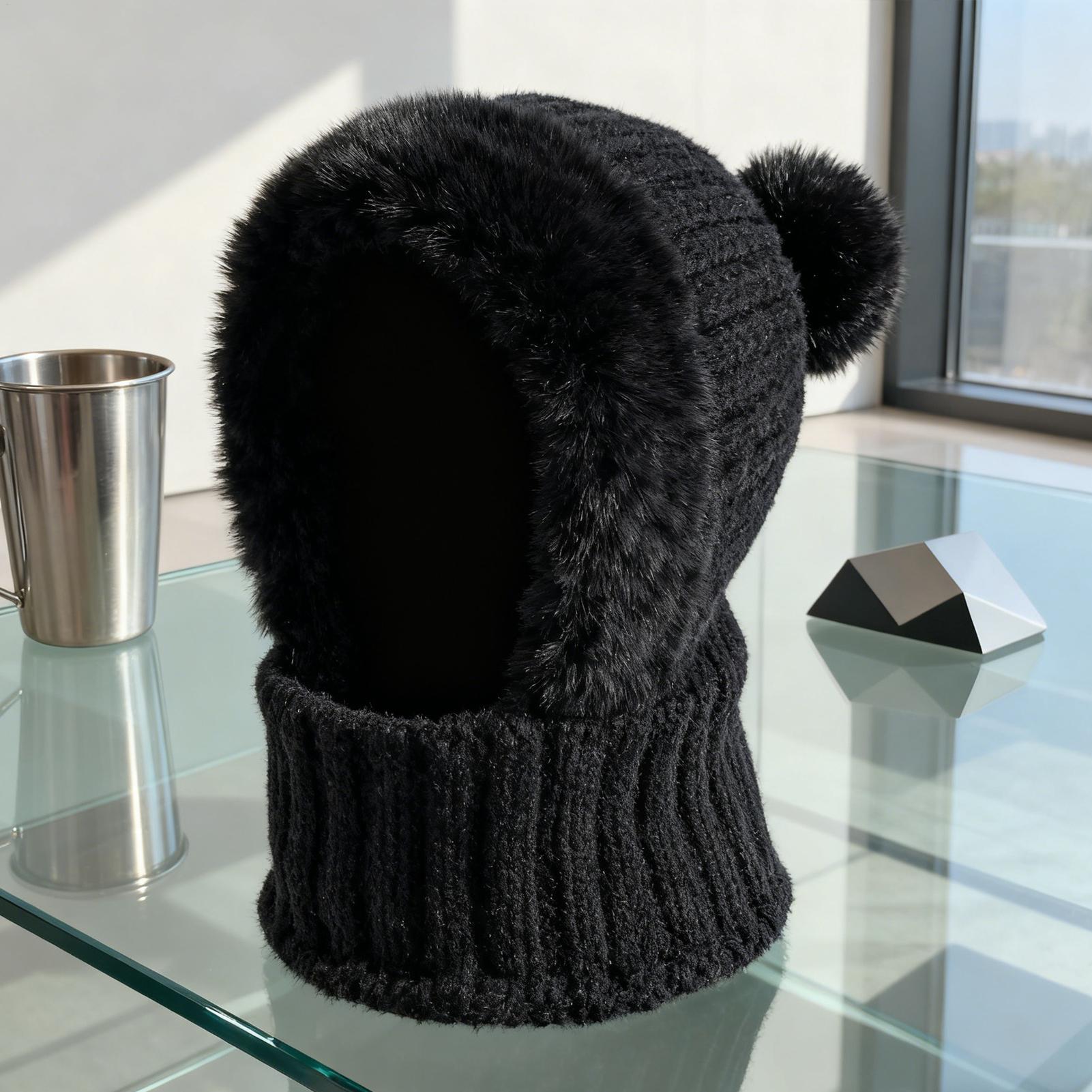 Bonnet en tricot doux avec guê - Neck Gaiter Fleece avis et prix