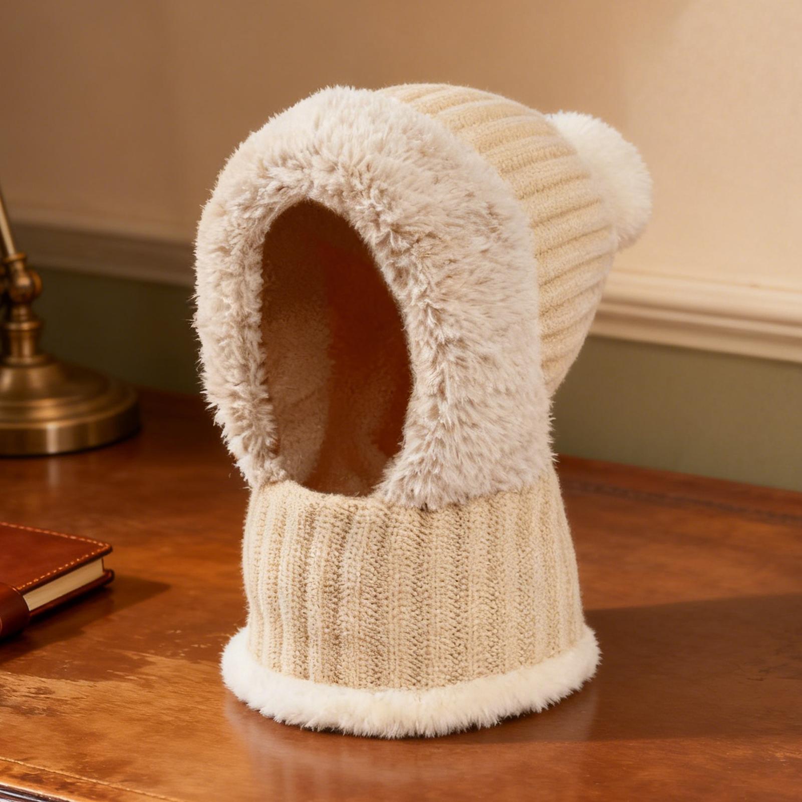 Bonnet en tricot doux avec guê - Neck Gaiter Fleece avis et prix