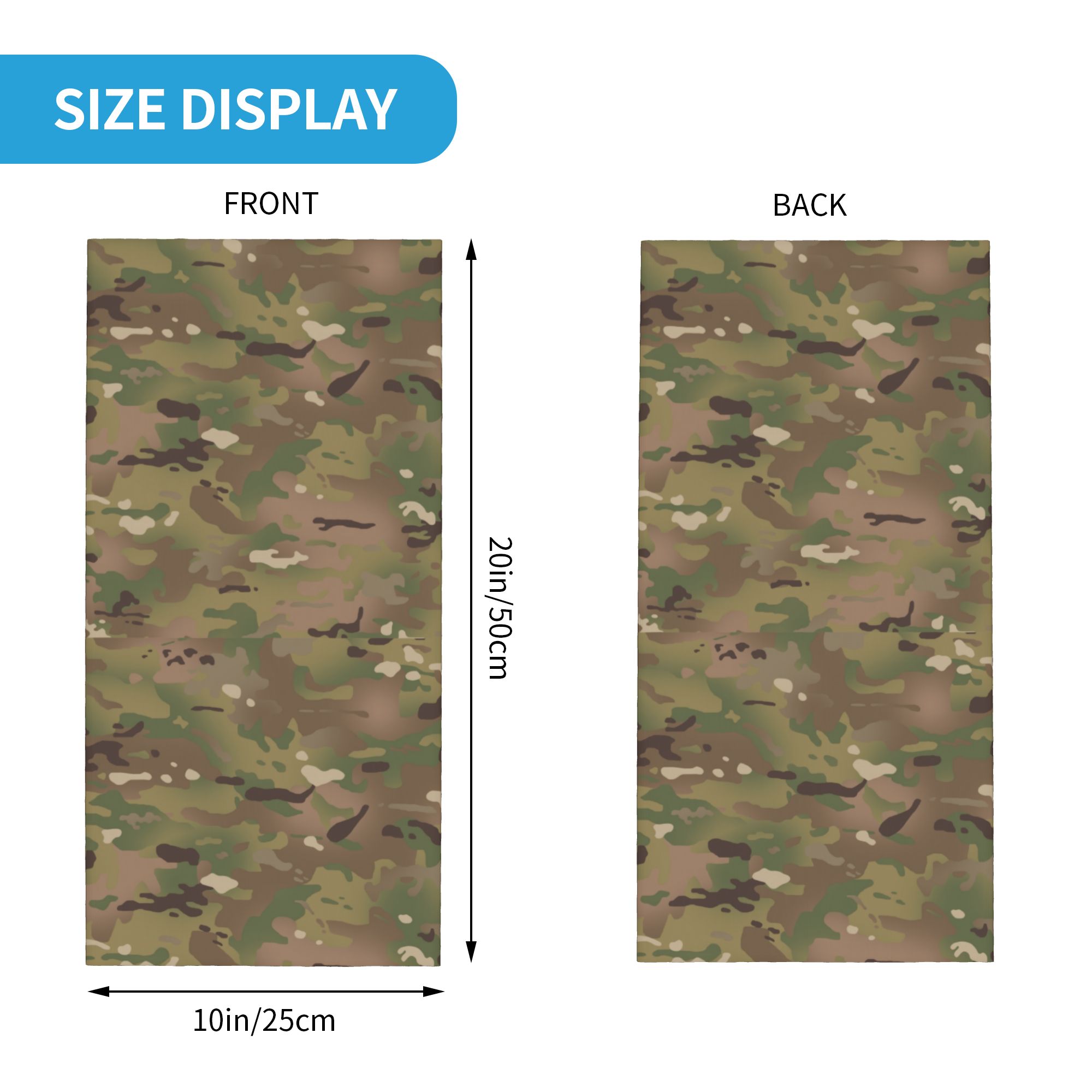 Modèle de Camouflage militaire - Neck Gaiter Fleece avis et prix