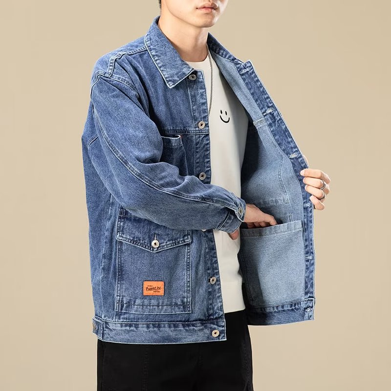 Veste en jean pour homme print - Down Jacket Packable avis et prix