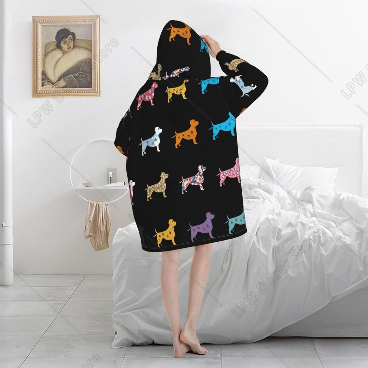 Couverture à capuche amusante  - Sherpa Hoodie Fleece avis et prix