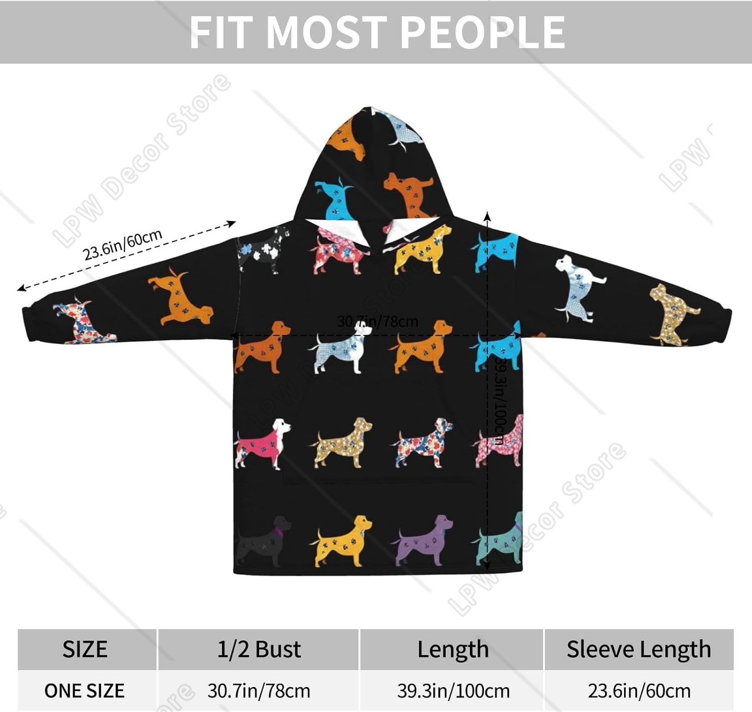Couverture à capuche amusante  - Sherpa Hoodie Fleece avis et prix